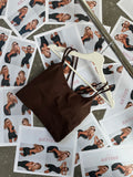Anais Criss-Cross Top (ESPRESSO)