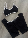 BB Contrasting Bra (BLACK)